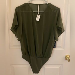 Express Green Bodysuit
